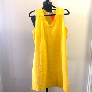 Briggs New York Yellow Sleeveless Dress